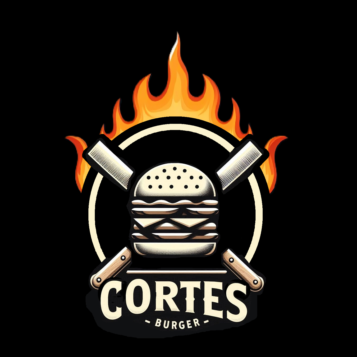 Cortes Burger Logo